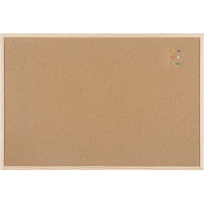 Bi-office Pinnwand Basic Maße der Oberfläche: 90 x 60 cm (B x H) Schrauben, Dübel Kork Material des Rahmens: Kiefernholz braun Bi-office Pinnwand Basic Maße der Oberfläche: 90 x 60 cm (B x H) Schrauben, Dübel Kork Material des Rahmens: Kiefernholz braun