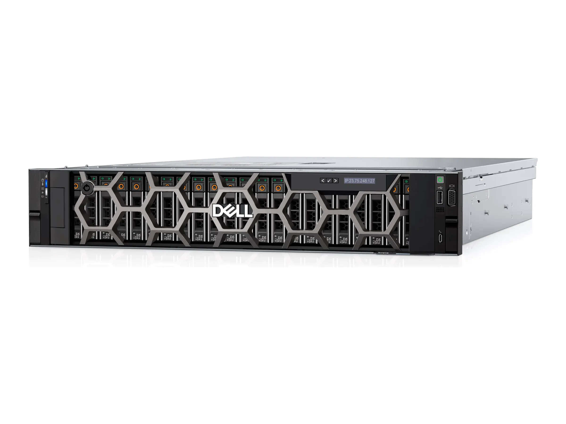 Dell PowerEdge R7615 - Server - Rack-Montage - 2U - 1-Weg - 1 x EPYC 9124 / 3 GHz - RAM 32 GB - SAS - Hot-Swap 8.9 cm (3.5") Schacht/Schächte - SSD 480 GB - Matrox G200 - 1GbE - kein Betriebssystem - Monitor: keiner - Schwarz - BTP - Dell Smart Selection,