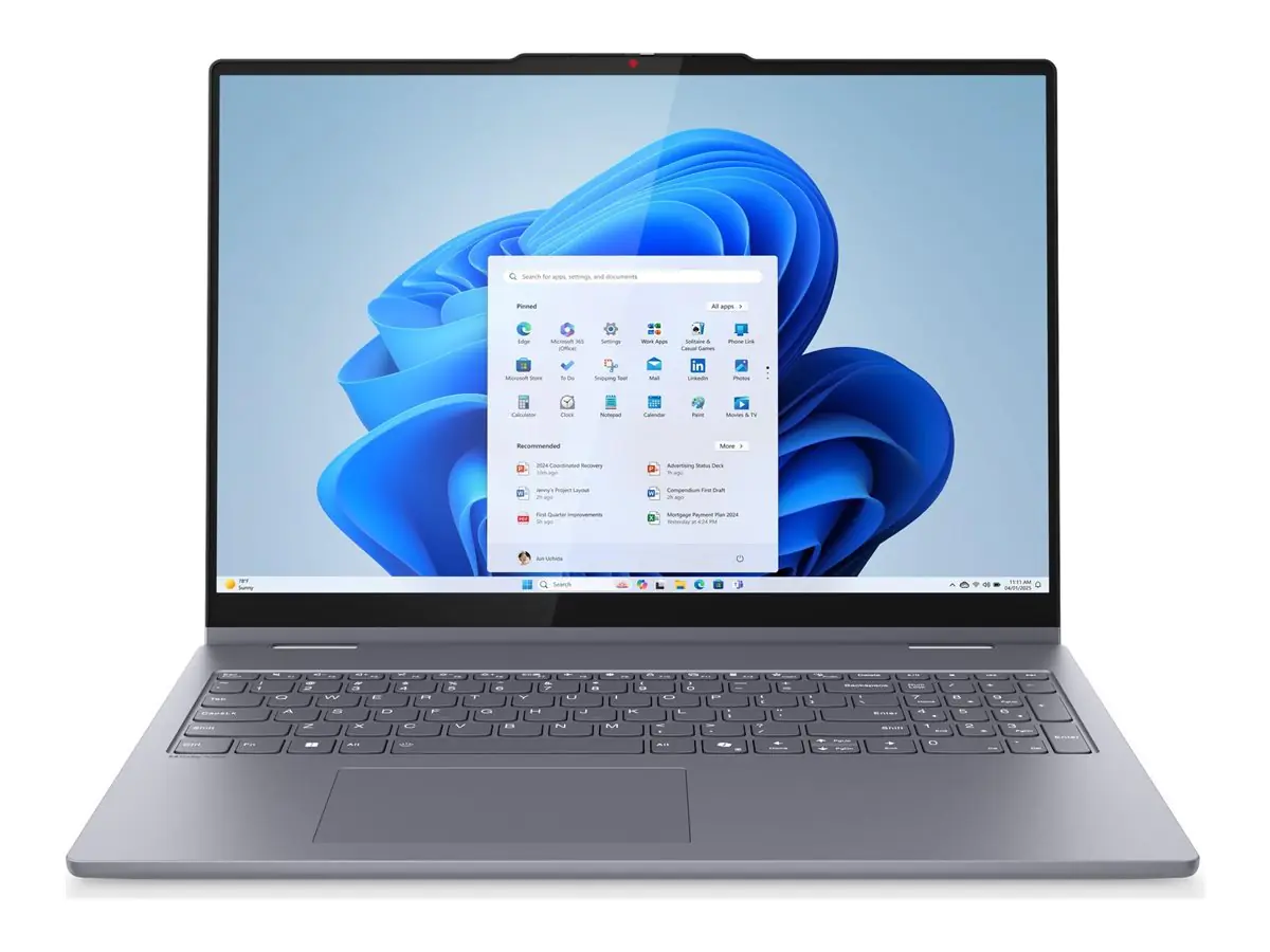 Lenovo IdeaPad 5 2-in-1 16IAL10 83KS - Flip-Design - Intel Core Ultra 5 225U - Win 11 Home - Intel Graphics - 16 GB RAM - 1 TB SSD NVMe - 40.6 cm (16") 83KS002LGE