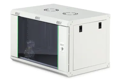 Digitus SoHoline DN-19 07-U-EC - Gehäuse - geeignet für Wandmontage - Grau, RAL 7035 - 7U - 48.3 cm (19")