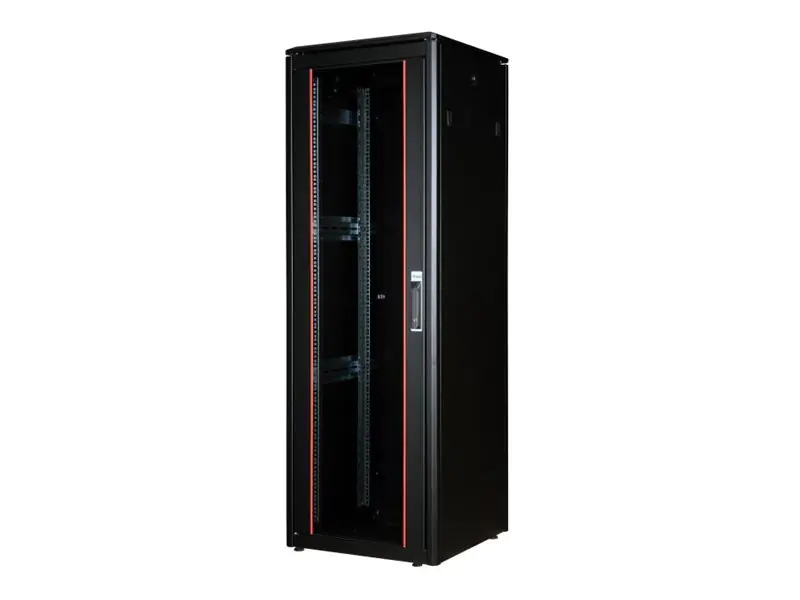 Equip Dynamic Flex Line - Schrank Netzwerkschrank - 600x800 mm, mit Glastür, abnehmbare und
