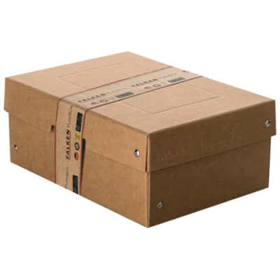 Falken Aufbewahrungsbox PureBox Nature 18 x 10 x 25 cm (B x H x T) DIN A5 Pappe natronbraun Falken Aufbewahrungsbox PureBox Nature 18 x 10 x 25 cm (B x H x T) DIN A5 Pappe natronbraun