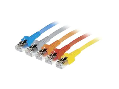 Dätwyler - Patch-Kabel - RJ-45 (M) zu RJ-45 (M) - 1.5 m - S/UTP - CAT 5e - geschirmt, ohne Haken - Grau