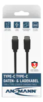 Ansmann Kabel USB C->C S/S 200cm schwarz S/S 200cm - Kabel - Digital/Daten