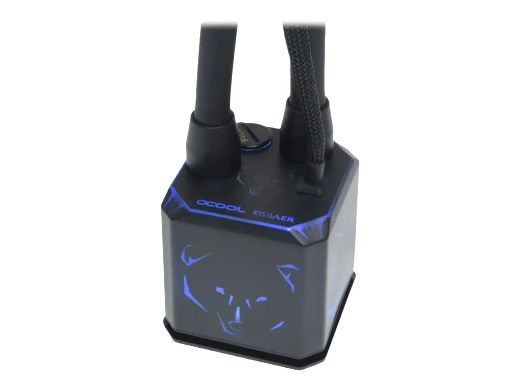Alphacool Eisbaer Aurora 240 - Prozessor-Flüssigkeitskühlsystem - (für: LGA775, LGA1156, AM2, AM2+, AM3, LGA1155, AM3+, LGA2011, FM1, FM2, LGA1150, FM2+, LGA2011-3, LGA1151, AM4, LGA2066, TR4, sTR4) - Kupfer - 120 mm