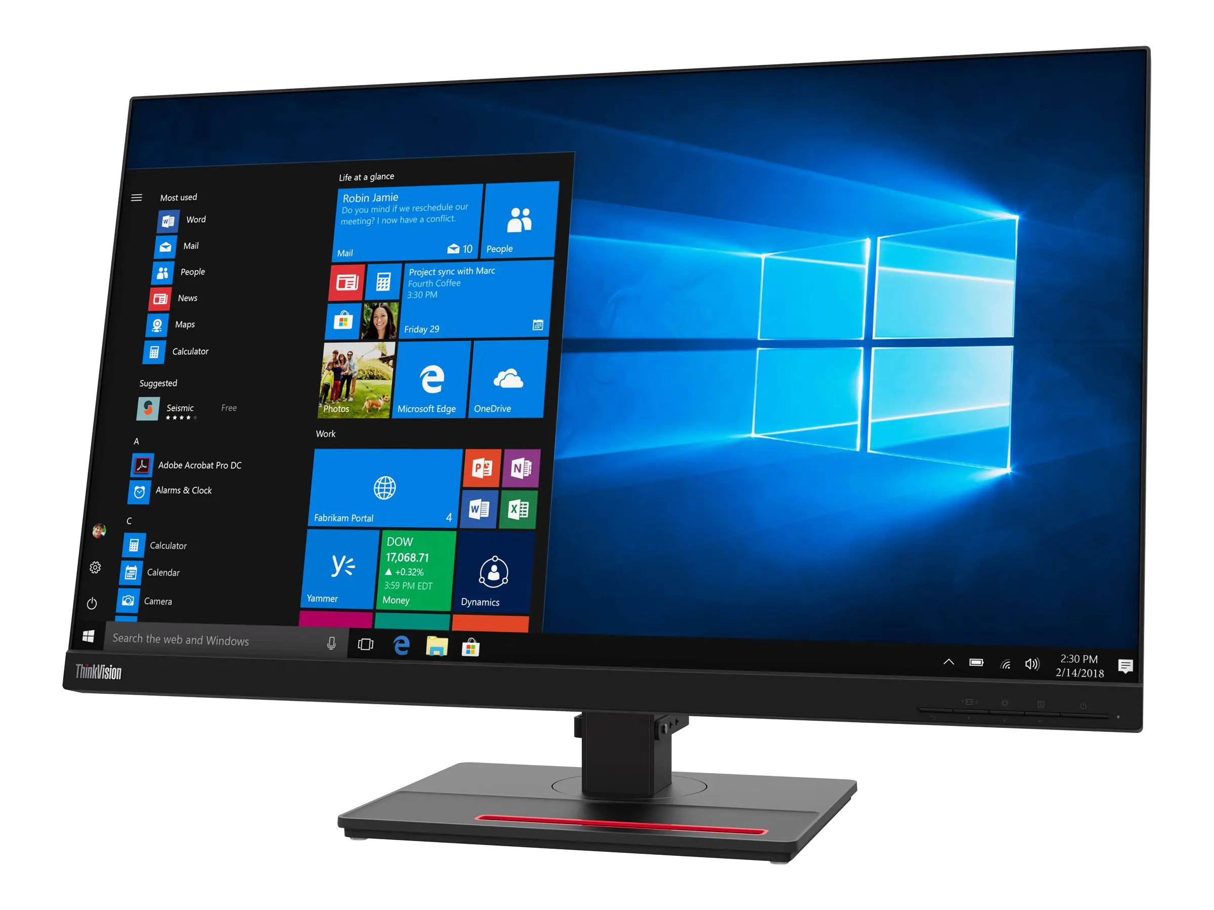 Lenovo ThinkVision T27h-20 - LED-Monitor - 68.6 cm (27") - 61ECGAT2EU