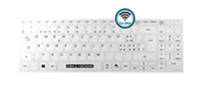 Man-Machine Its Cool Flat Wireless Keyboard White DE