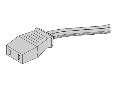 Schroff - Netzkabel für Lüfter - FASTON 2.8 x 0.5 mm (W) - 1 m