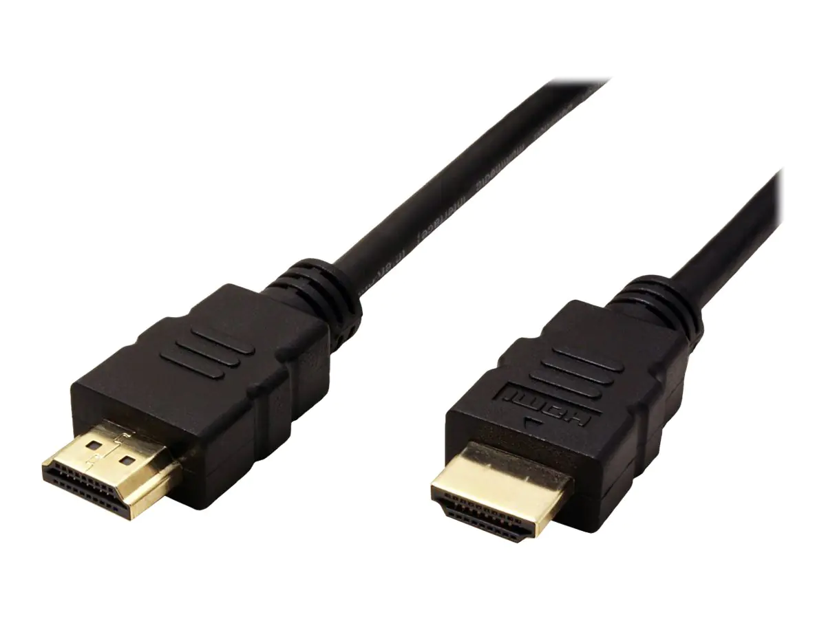 Roline - Highspeed - HDMI-Kabel mit Ethernet - HDMI männlich zu HDMI männlich - 2 m - Schwarz - 4K Unterstützung Roline - Highspeed - HDMI-Kabel mit Ethernet - HDMI männlich zu HDMI männlich - 2 m - Schwarz - 4K Unterstützung