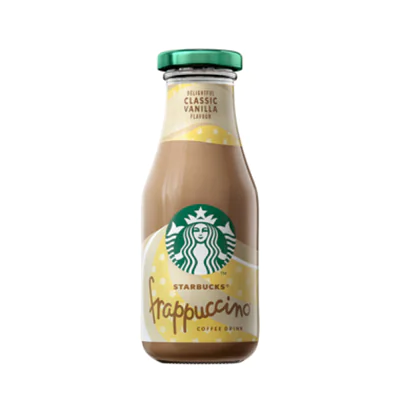 STARBUCKS® Frappuccino Vanilla 8 x 250 ml./Pack. STARBUCKS® Frappuccino Vanilla 8 x 250 ml./Pack.
