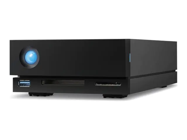 LaCie 1big Dock STHS24000800 - Festplatten-Array - 24 TB - 1 Schächte (SATA-600) - HDD 24 TB x 1 - USB 3.0, Thunderbolt 3 (extern) - mit 5 Jahre Servicevertrag für Datenwiederherstellung