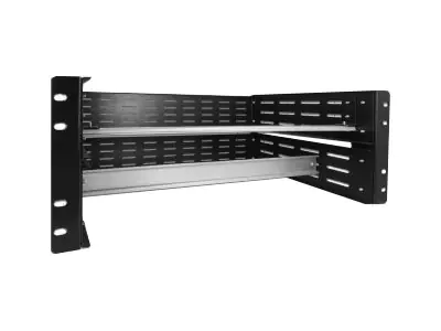 Delock - DIN-Schienenmontagekit - Rack montierbar - Schwarz - 4U - 48.3 cm (19")