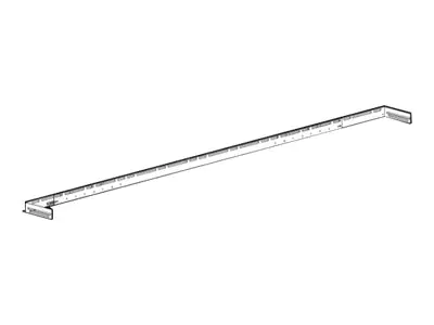 APC Schneider HyperPod Aisle Stop Rail 8-12ft - Rack Gang-Stoppschiene (Packung mit 2) FS-FM-5001-B