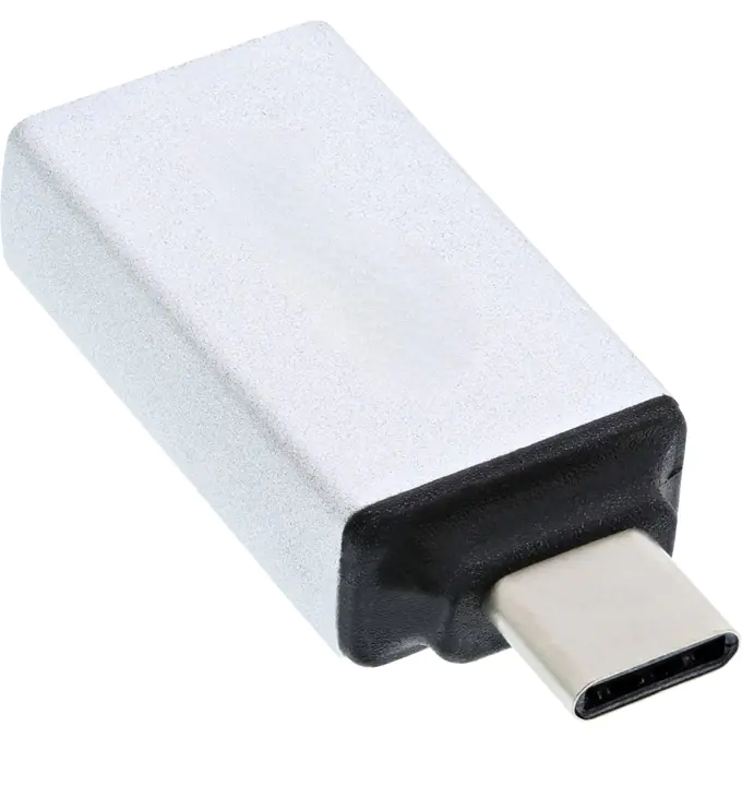 Bayko PERFORMANCE USB 3.2/USB-C Buchse/Stecker, 10 Gbps, ALU, anthrazit