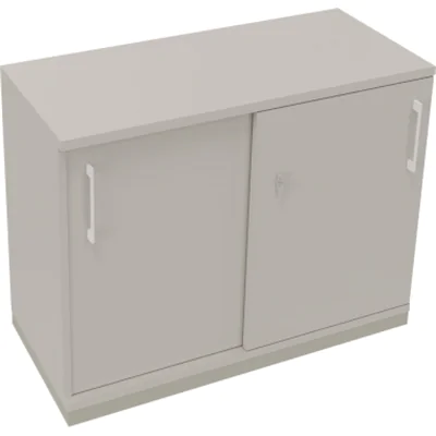 Schiebetürenschrank 2OH B1000xT442xH781mm si/Lichtgrau Schiebetürenschrank 2OH B1000xT442xH781mm si/Lichtgrau