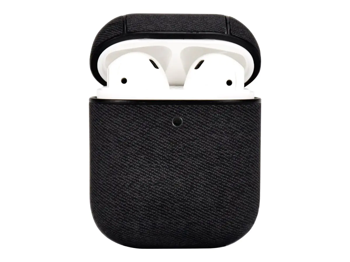 TERRATEC Air Box - Tasche für kabellose Ohrhörer - Polycarbonat - durchsichtig - für Apple AirPods (1. Generation, 2. Generation)