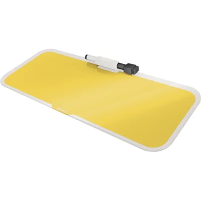 Leitz Desktop-Memoboard Cosy 52690019 380x150x60mm Glas gelb