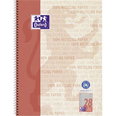 Oxford 400158974, Abbildung, Rot, A4+, 80 Blätter, 90 g/m², Kariertes Papier