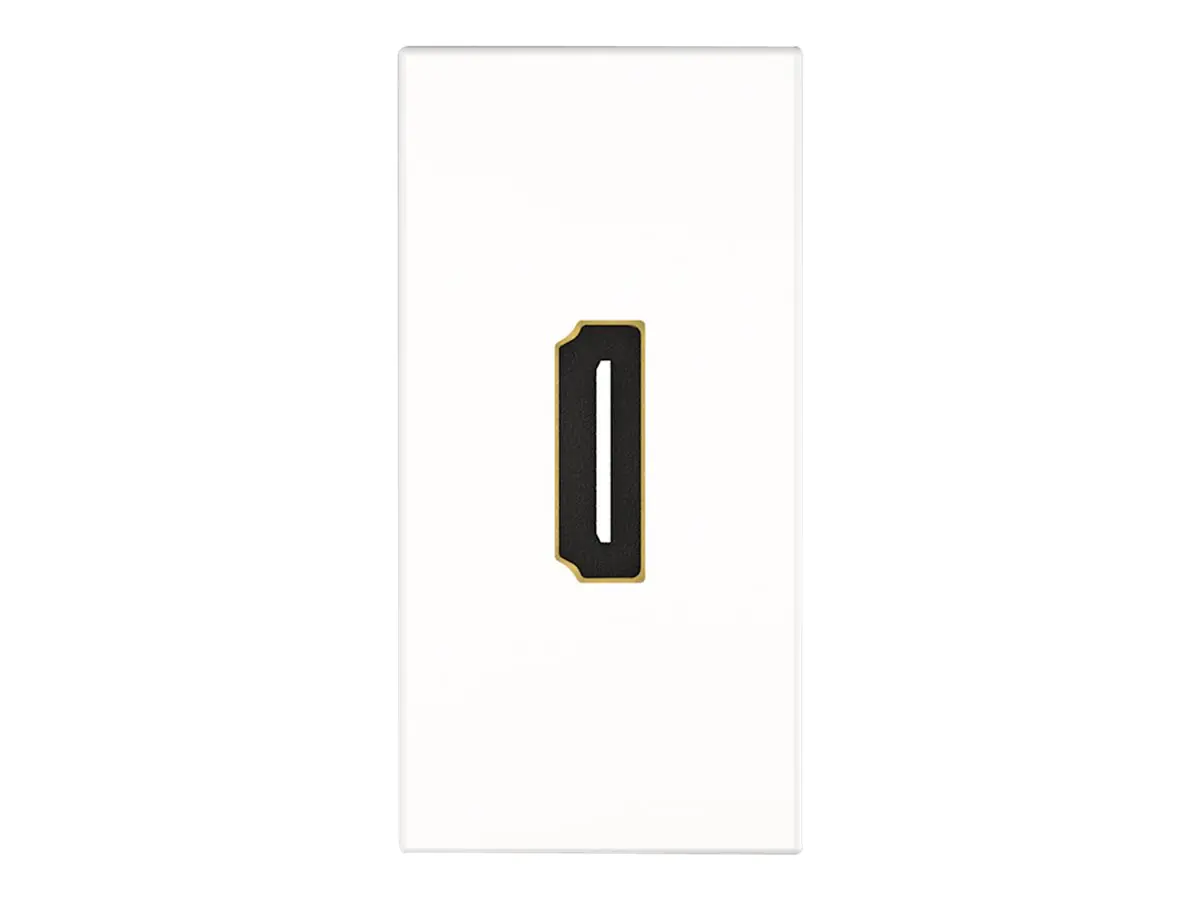 Kindermann Konnect flex 45 click HDMI Kunststoff Weiß -7464000542