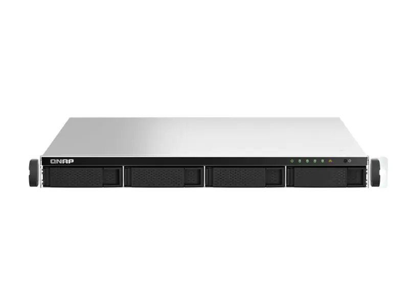 QNAP TS-464 - NAS-Server - 4 Schächte - Rack - einbaufähig - SATA 6Gb/s - RAID RAID 0, 1, 5, 6, JBOD, 10 - RAM 8 GB - 2.5 Gigabit Ethernet - iSCSI Support - 1U