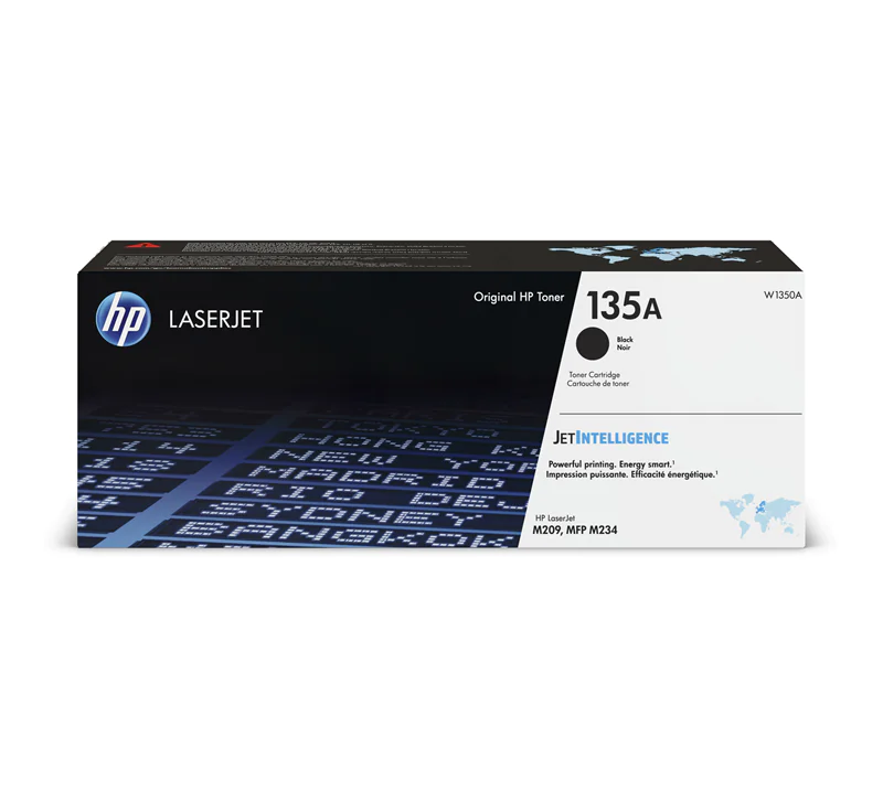 HP 135X - Hohe Ergiebigkeit - Schwarz - original - LaserJet - Tonerpatrone (W1350X) - f?r LaserJet M209, MFP M234 HP 135X - Hohe Ergiebigkeit - Schwarz - original - LaserJet - Tonerpatrone (W1350X) - f?r LaserJet M209, MFP M234