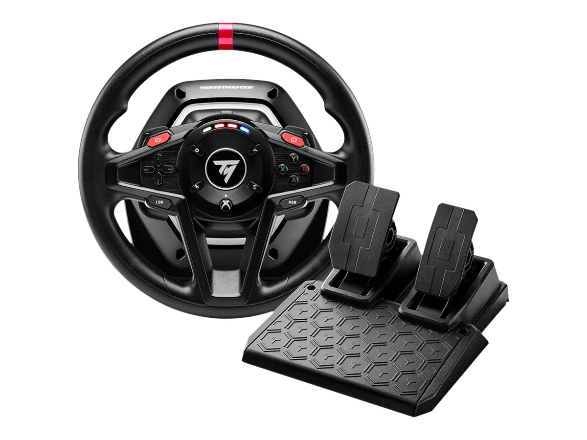 ThrustMaster T128 - Lenkrad- und Pedale-Set - kabelgebunden - für PC, Sony PlayStation 4, Sony PlayStation 5