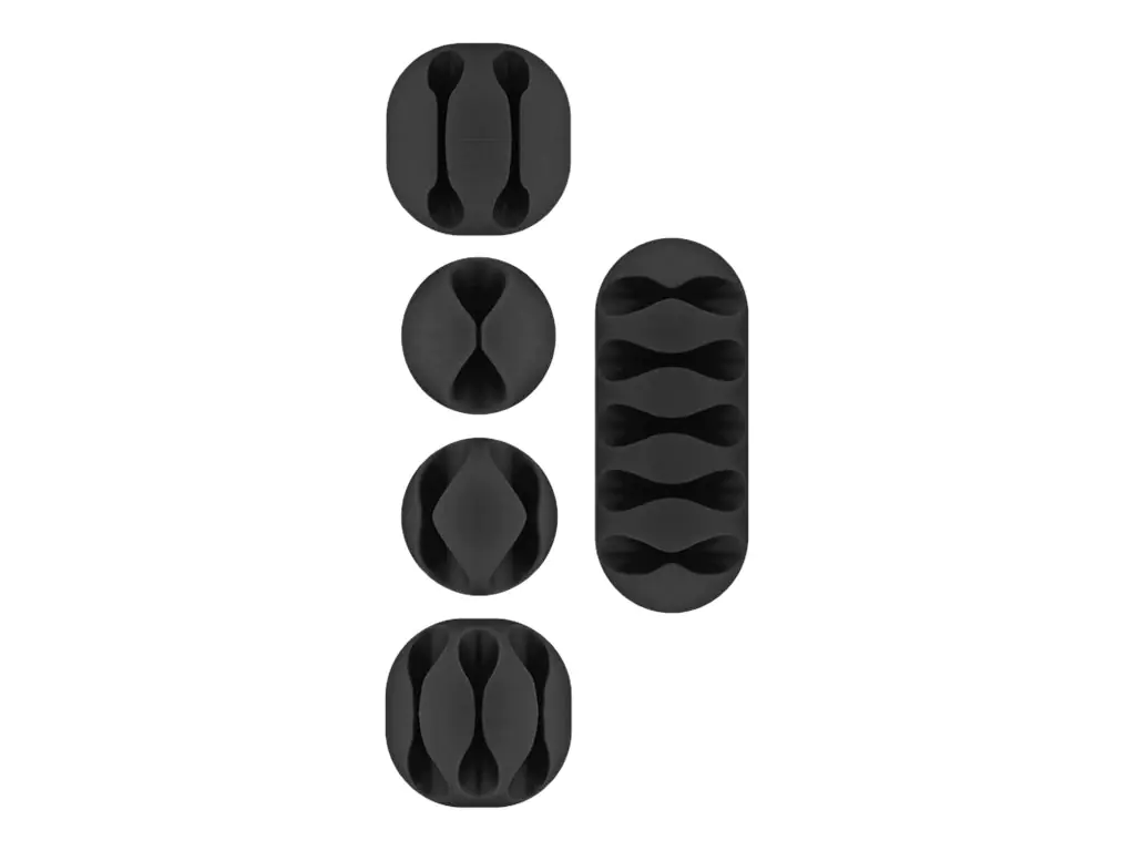 goobay - Kabel-Management-Kit - Schwarz goobay - Kabel-Management-Kit - Schwarz