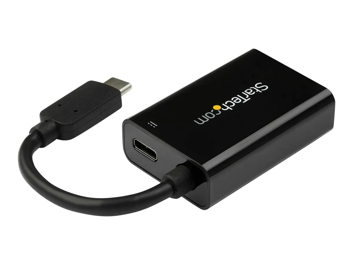 StarTech USB-C auf VGA Adapter mit USB Stromversorgung - USB Typ C zu VGA Konverter für Computer mit USB C - 2048x1280 - Externer Videoadapter - USB-C - VGA