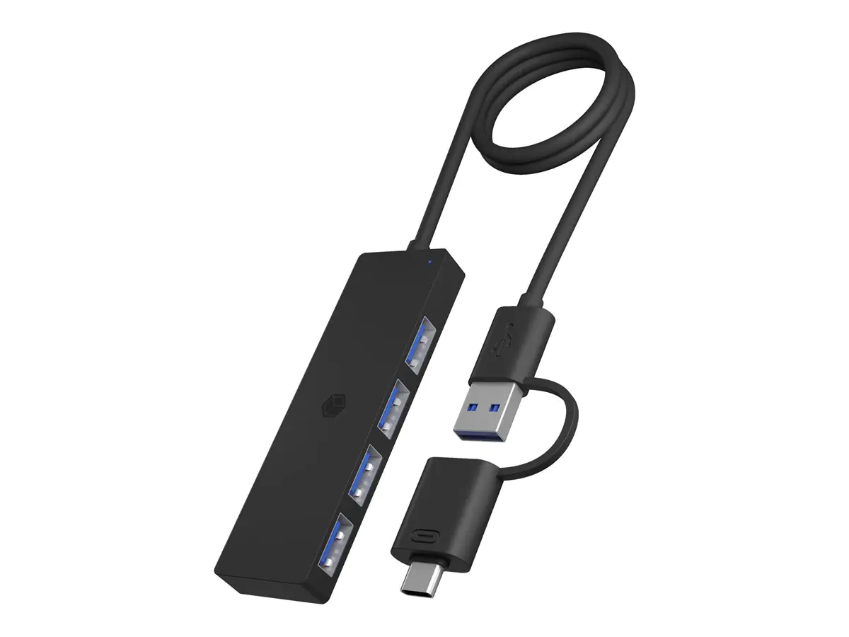 ICY BOX IB-HUB1424-C3 - mit USB 3.2 Gen 1 Type-C und Type-A
