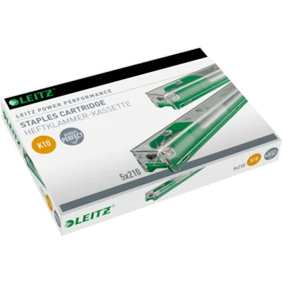 Leitz Heftklammerkassette K6 55910000 verzinkt 5x210 St./Pack. Leitz Heftklammerkassette K6 55910000 verzinkt 5x210 St./Pack.
