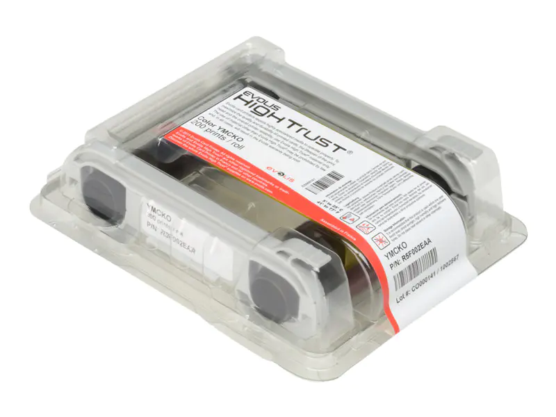 Evolis High Trust YMCKO Color Ribbon - YMCKO - Farbband (Farbe) - für Evolis Primacy, Zenius Evolis High Trust YMCKO Color Ribbon - YMCKO - Farbband (Farbe) - für Evolis Primacy, Zenius