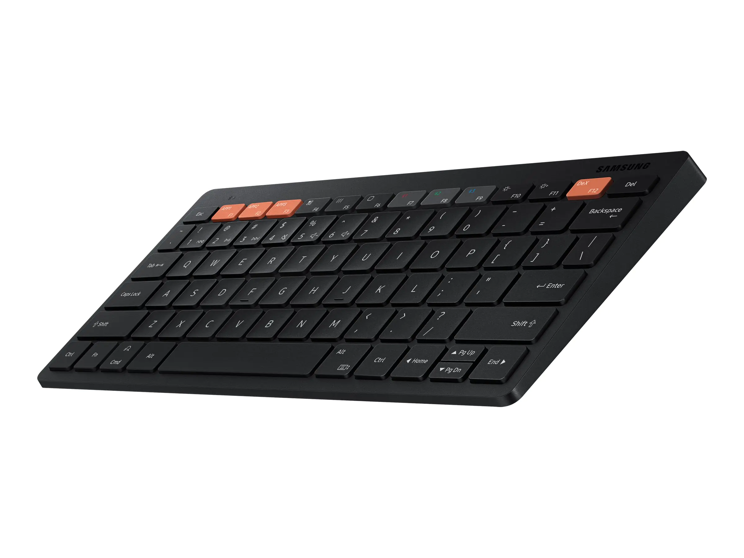 Samsung Smart Keyboard Trio 500 EJ-B3400 - Tastatur - kabellos - Bluetooth 5.0 - QWERTZ - Deutsch - Schwarz Samsung Smart Keyboard Trio 500 EJ-B3400 - Tastatur - kabellos - Bluetooth 5.0 - QWERTZ - Deutsch - Schwarz