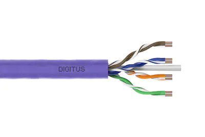 Digitus Professional Installation Cable - Bulkkabel - 305 m - UTP - Simplex - CAT 6 - violett, RAL 4005