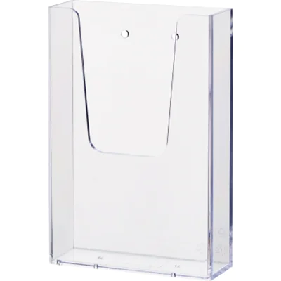 helit Wandprospekthalter H2350002 1/3 A4 1Fach PS transparent