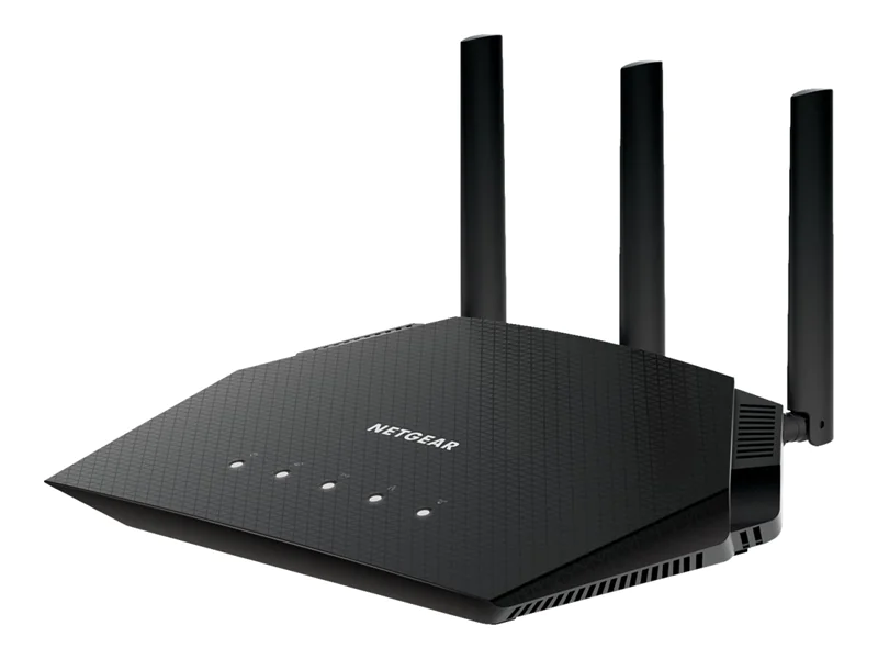 Netgear RAX10 - Wireless Router 4-Port-Switch - 1GbE - Wi-Fi 6 - Dual-Band