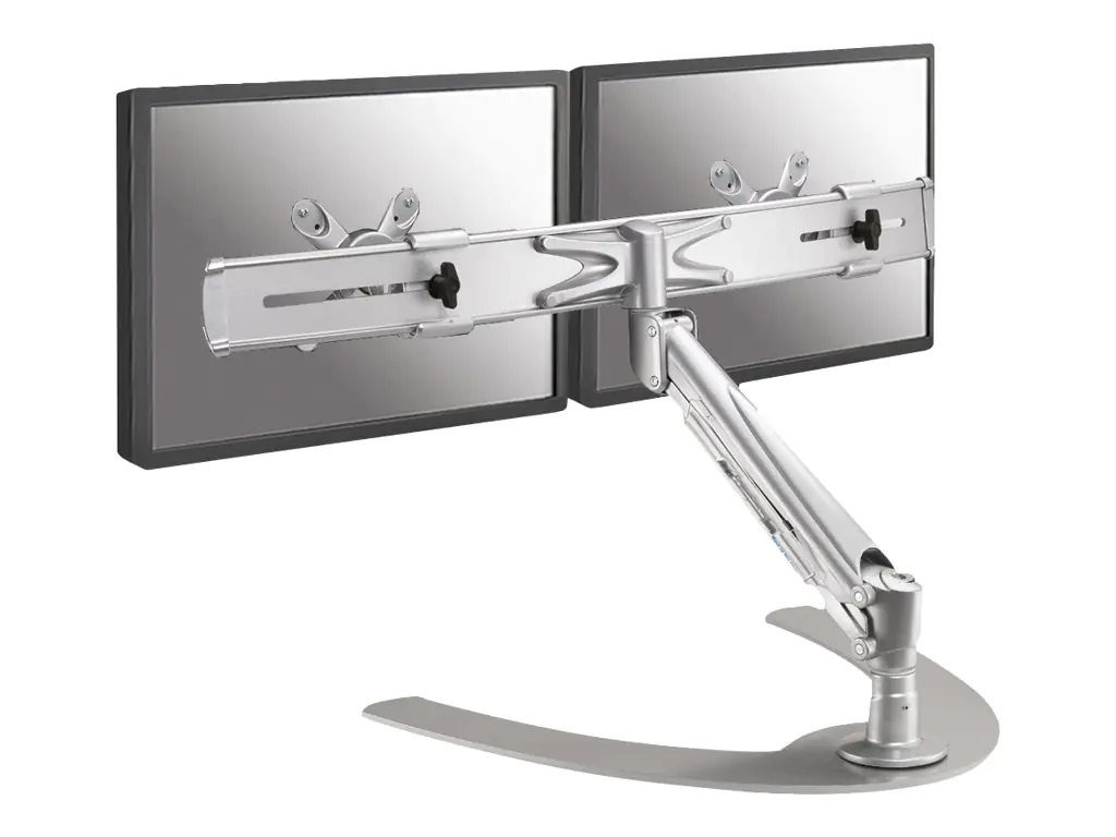 Neomounts FPMA-D940DD - Aufstellung - Voll beweglich - für 2 LCD-Displays - Silber - Bildschirmgröße: 25.4-61 cm (10"-24")