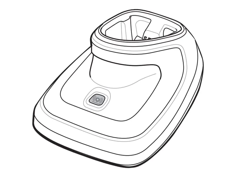 Zebra CR8178-PC Presentation Cradle - Docking Cradle für Strichcode-Scanner - geeignet für Wandmontage, montierbarer Wagen, Desktop - schwarz - für Zebra DS8178