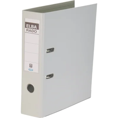 ELBA Ordner ELBAradoplast 100022629 DIN A4 80mm PVC grau ELBA Ordner ELBAradoplast 100022629 DIN A4 80mm PVC grau