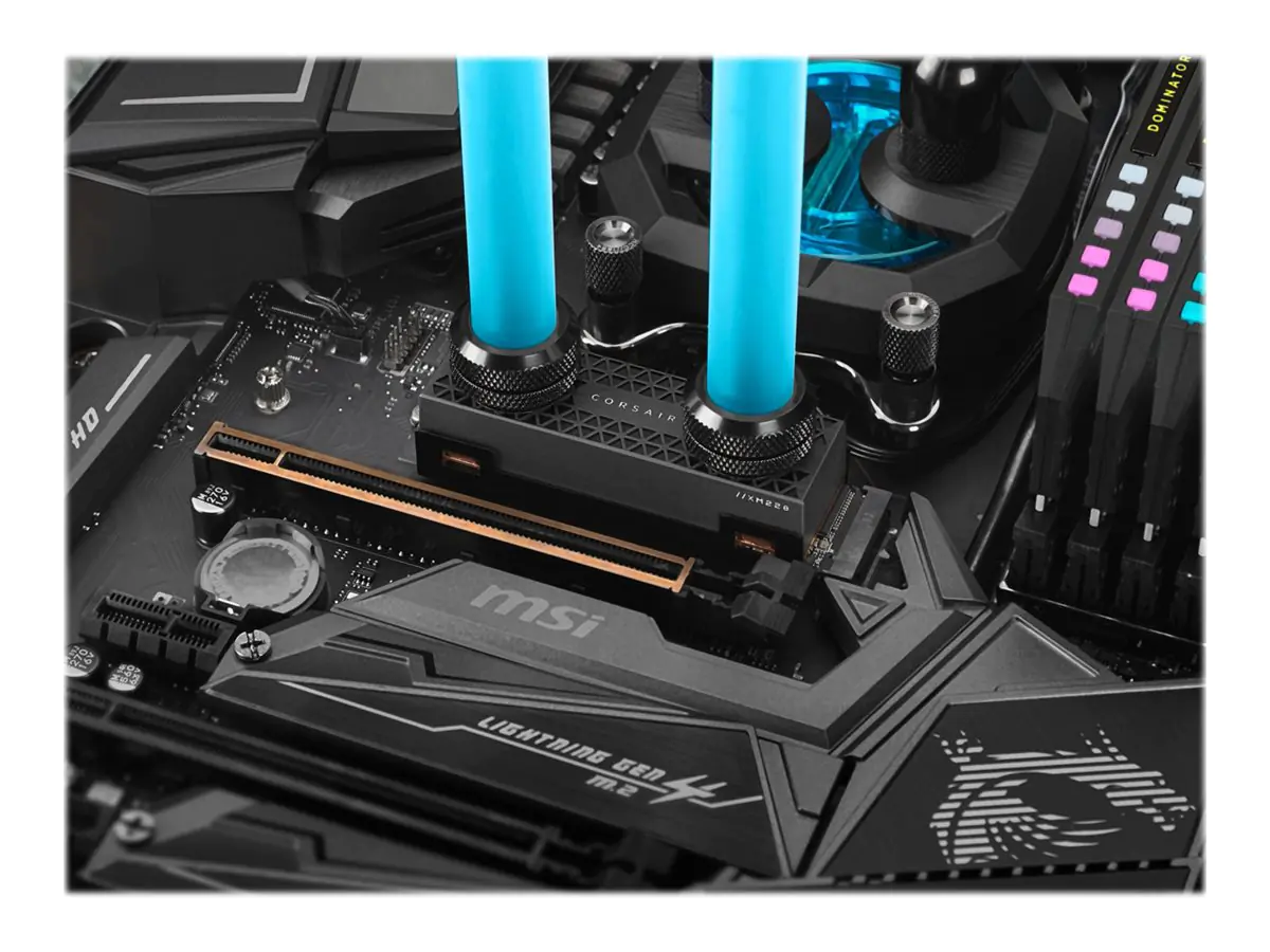 CORSAIR Hydro X Series XM2 - SSD-Flüssigkeitskühlungs-Wasserblock - Schwarz