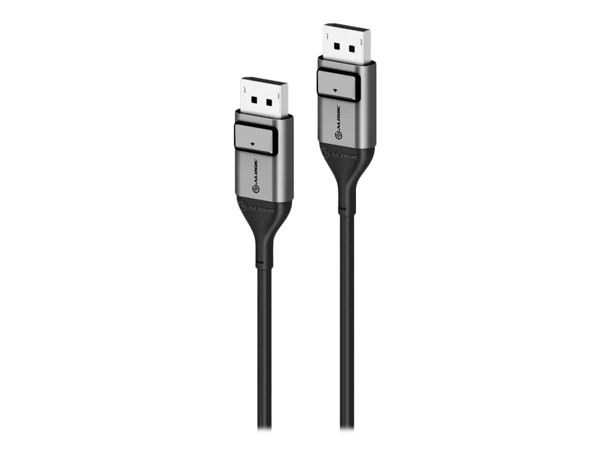 ALOGIC Ultra - DisplayPort-Kabel - DisplayPort (M) eingerastet zu DisplayPort (M) eingerastet - DisplayPort 1.4 - 3 m - Support von 8K 60 Hz - Space-grau