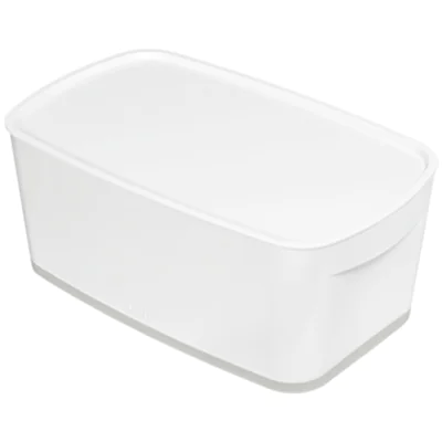 Leitz Aufbewahrungsbox MyBox 52291001 klein 5l Deckel ws/gr Leitz Aufbewahrungsbox MyBox 52291001 klein 5l Deckel ws/gr