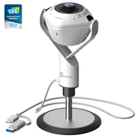 J5Create JVU368-N - Konferenzkamera - Schwenken/Zoom - Farbe - 5 MP - 1920 x 1080 - 1080p - Audio - USB 2.0 / USB-C - MJPEG, YUV, H.264 - Gleichstrom 5 V - TAA-konform