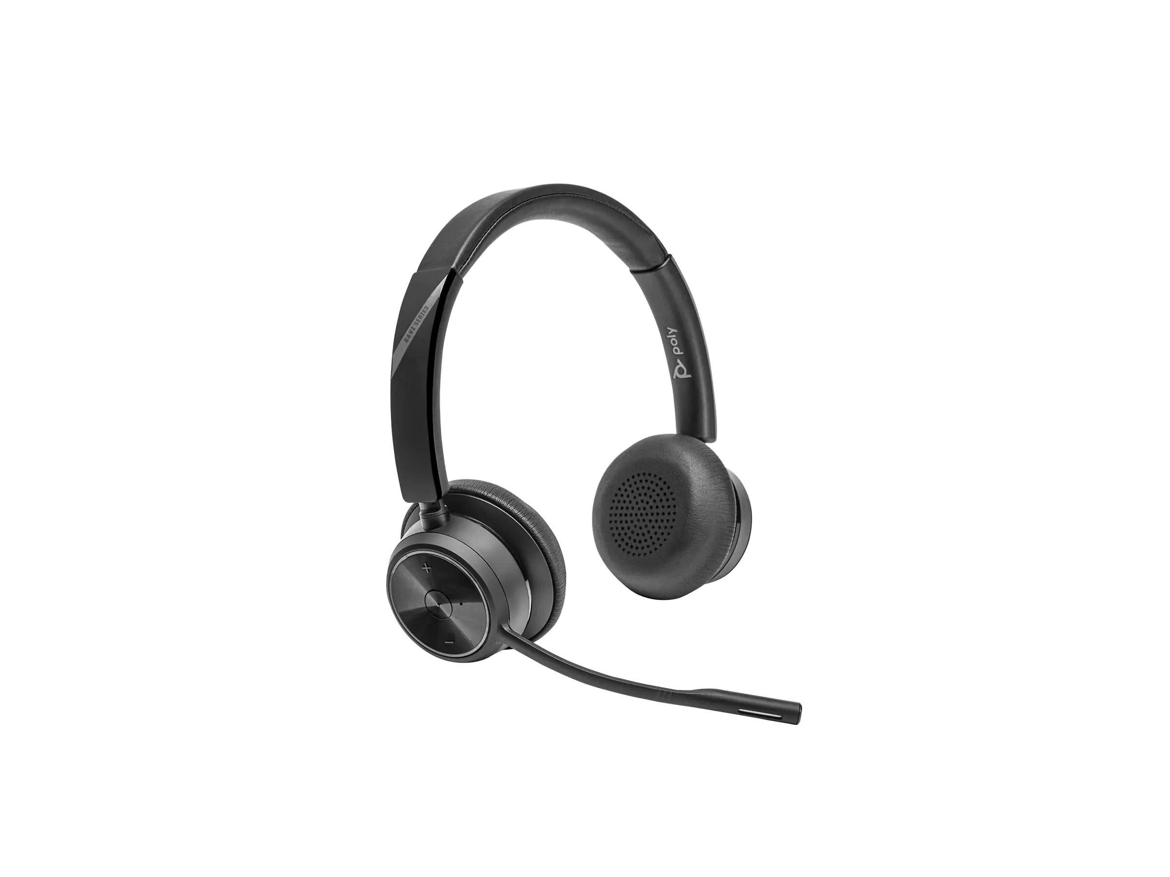 Poly Savi 7420 OFFICE - Savi 7400 series - Headset - On-Ear - DECT / Bluetooth - kabellos - Schwarz