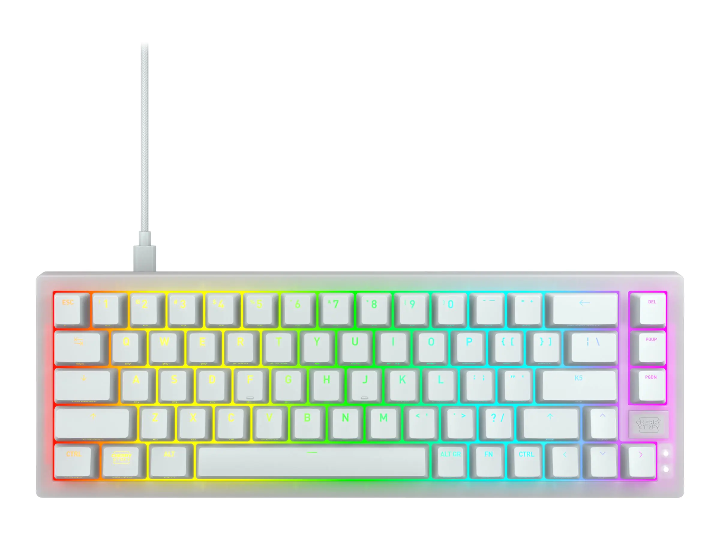 Xtrfy CHERRY XTRFY K5V2 - Tastatur - 65% - compact - hintergrundbeleuchtet - QWERTY - USA -