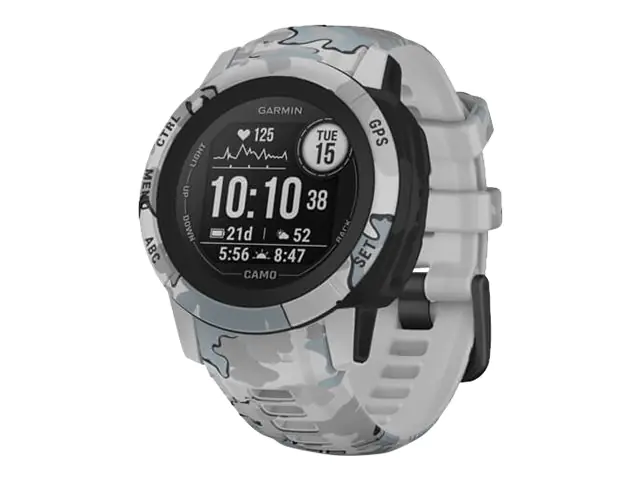 Garmin Instinct 2S - Camo Edition - 40 mm - mist camo - Sportuhr mit Band - Silikon - Handgelenkgröße: 112-180 mm - einfarbig - 32 MB - Bluetooth, ANT+ - 42 g