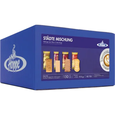 Hoppe Gebäck Städte Mischung HD700 150 St./Pack. Hoppe Gebäck Städte Mischung HD700 150 St./Pack.