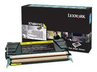 Lexmark - Gelb - Original - Tonerpatrone Lexmark Corporate - für Lexmark X748de, X748dte