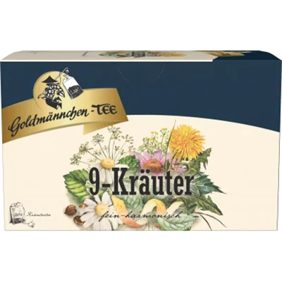 Goldmännchen Tee 9-Kräuter 20 Btl./Pack. Goldmännchen Tee 9-Kräuter 20 Btl./Pack.