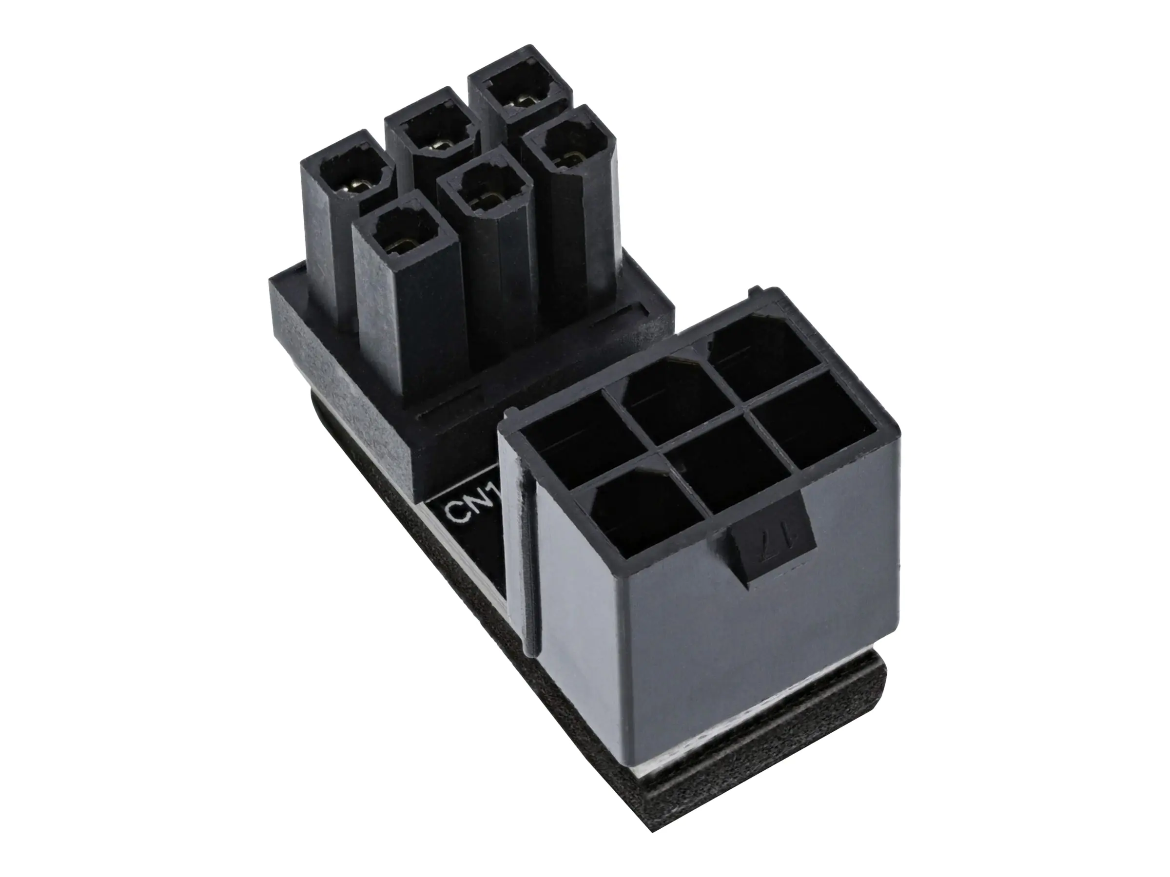 InLine - Netzteil - 6-poliges PCIe Power (M) zu 6-poliges PCIe Power (W) gewinkelt