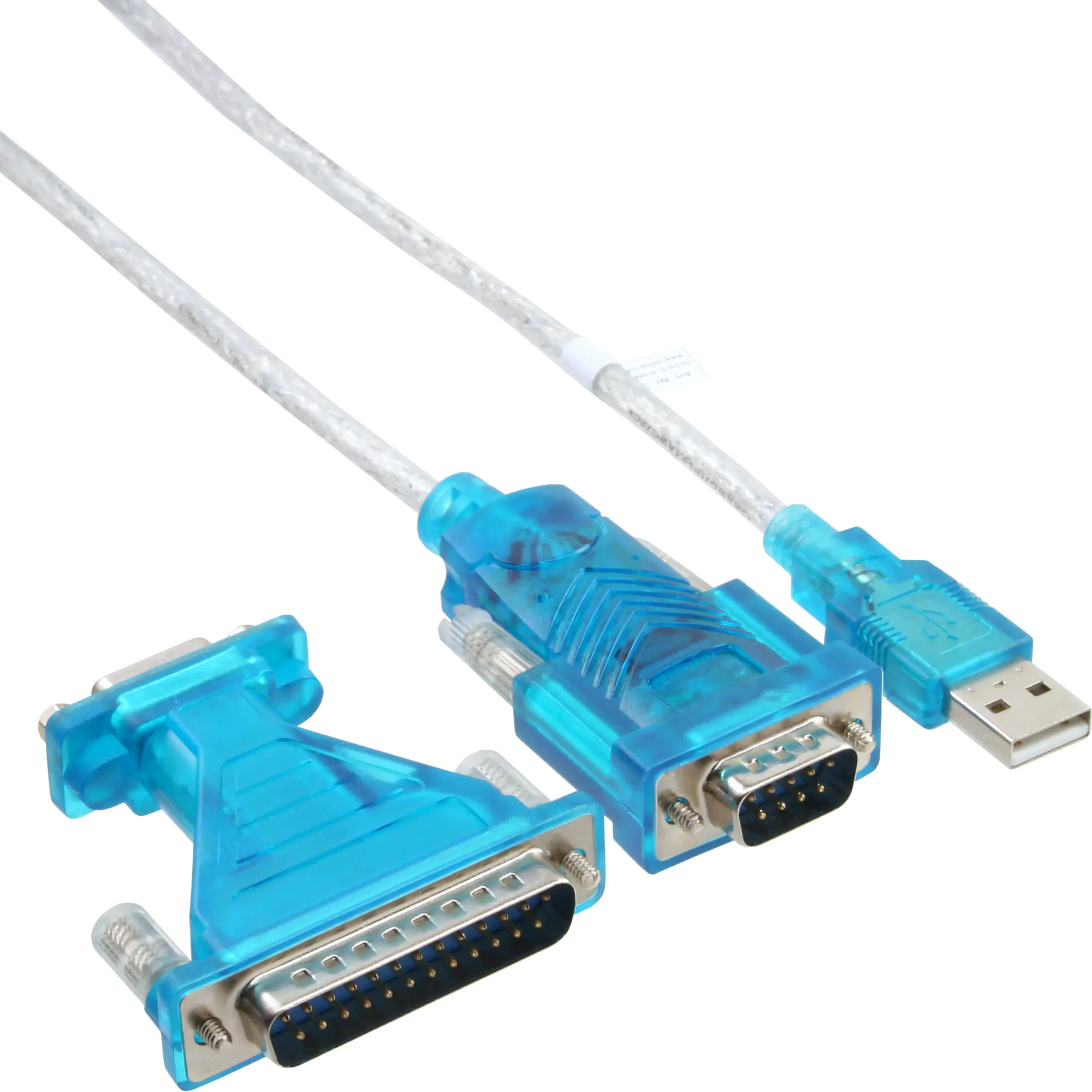 InLine USB zu Seriell Adapterkabel - USB Stecker A an 9pol Stecker - mit Adapter 33396